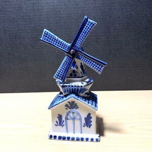 Delfts Blue Hand Painted Windmill